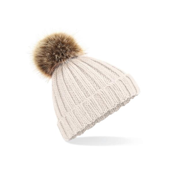 Cappellino Invernale con Pon Pon in contrasto Bambino