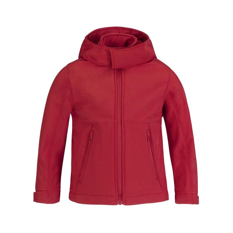 Softshell con cappuccio bambino - immagine 2