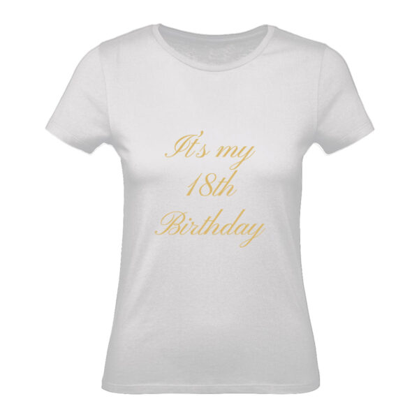 T-shirt 18 anni donna 2 - immagine 2