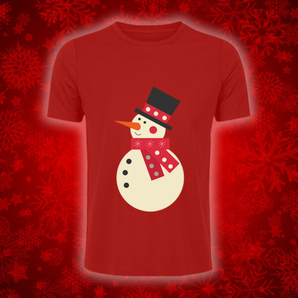 T-shirt pupazzo di neve - immagine 2